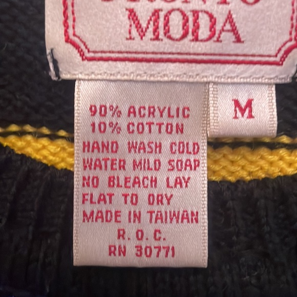 Pronto Moda Sz M Multicolored Stripe Boxy Crewneck Sweater - Picture 3 of 9